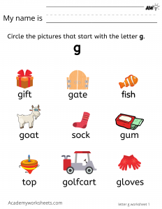 find words that begin with the letter g